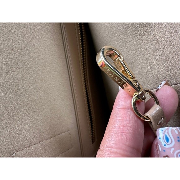 Samara Anthropologie Buttery Soft Vegan Leather Suede Interior Everyday Tote Bag - Picture 7 of 7